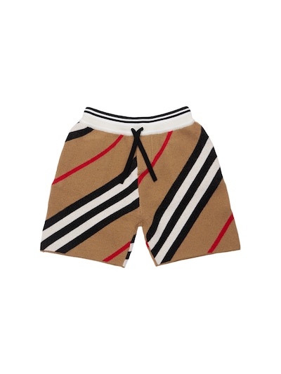 burberry wool shorts