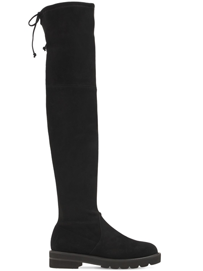 stuart weitzman stretch suede boots