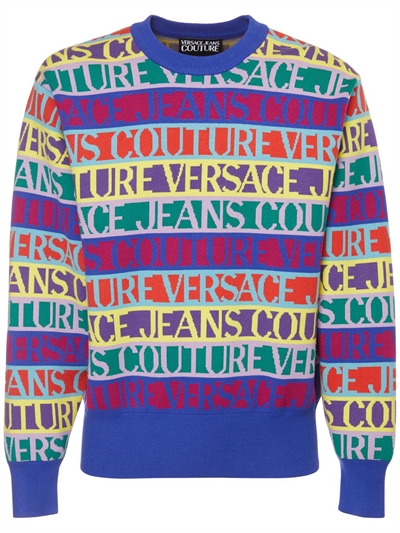 versace multicolor sweater