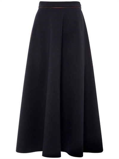 wool jersey skirt