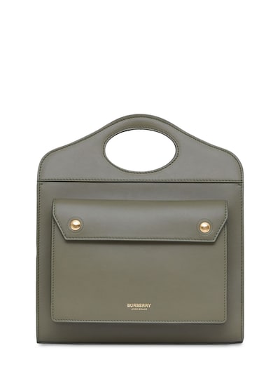 burberry green tote bag