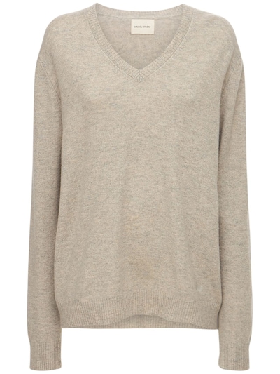 Loulou Studio - New serafini cashmere knit sweater - Beige | Luisaviaroma