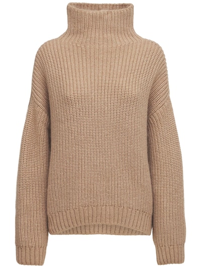 anine bing sydney sweater camel