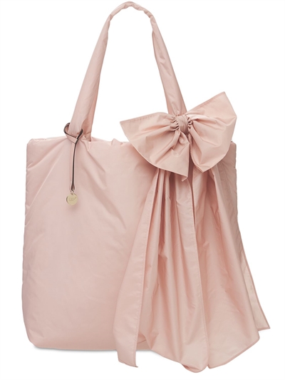 puffy tote bag