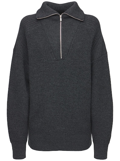 isabel marant half zip sweater