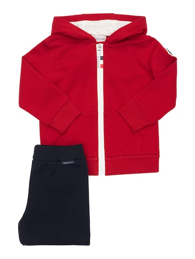 moncler red sweatshirt