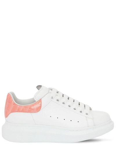 white and pink alexander mcqueen's