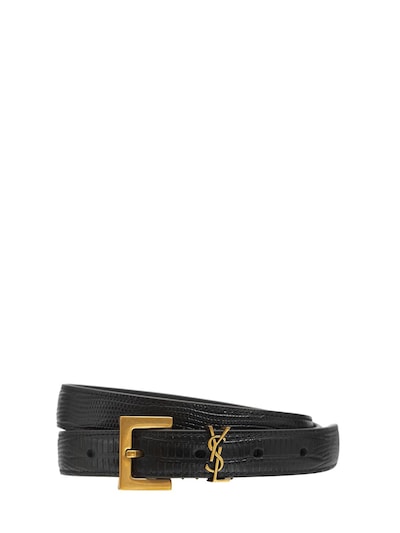 ysl cintura leather belt