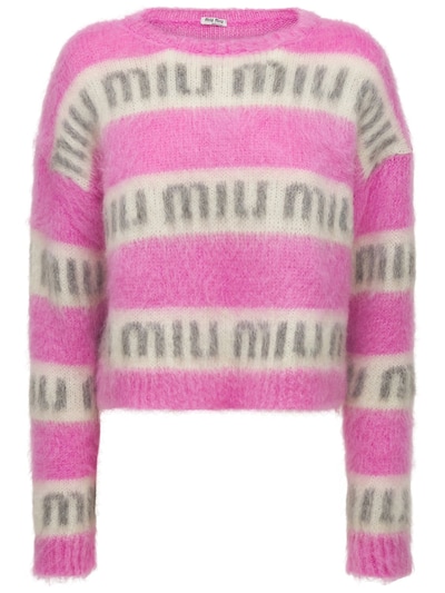 miu miu pink sweater