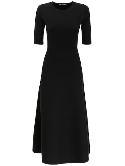 Gabriela Hearst - Seymore wool & cashmere knit midi dress - Black ...