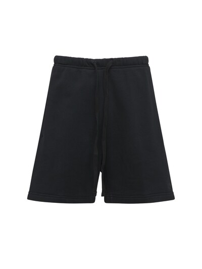 adidas black essential sweat shorts