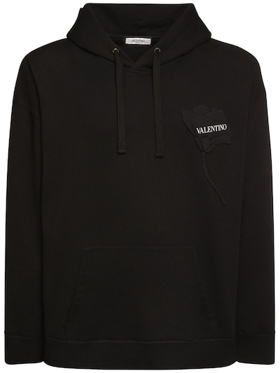 valentino hoodie black