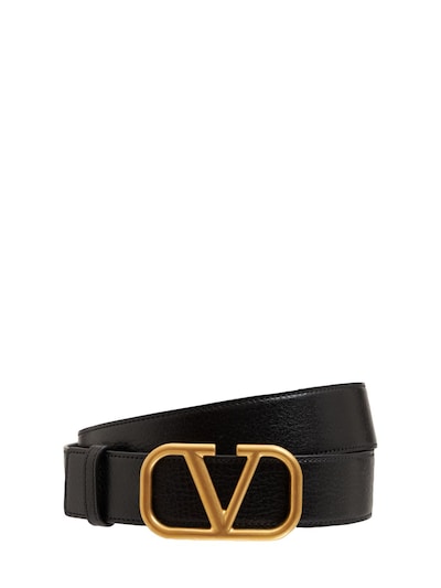 valentino belt black and gold