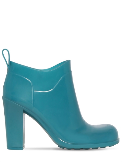 rubber ankle boots