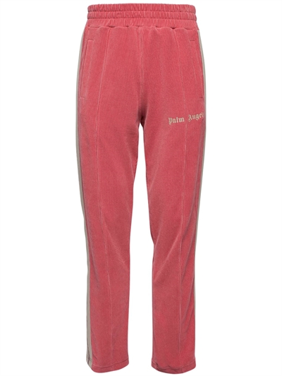 Palm Angels - Pantaloni millerighe con logo - Rosa Antico | Luisaviaroma
