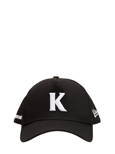 embroidered cotton canvas cap 