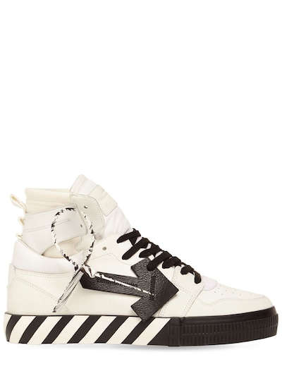 Off-White - Vulcanized leather high top 
