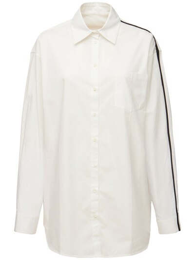 Cotton blend poplin classic shirt - Peter Do - Women | Luisaviaroma