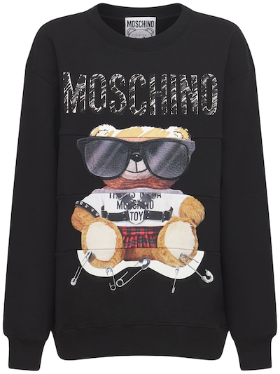 moschino bear sweater