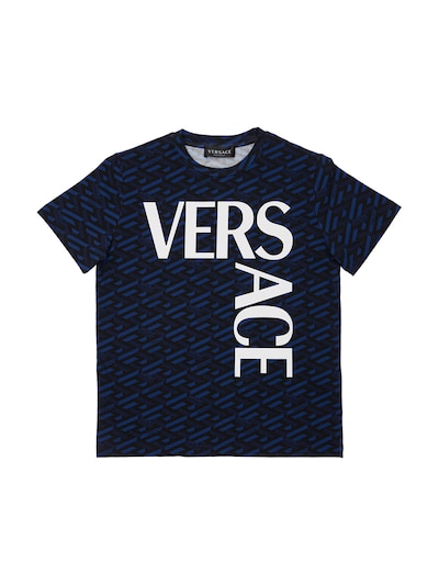 versace navy t shirt