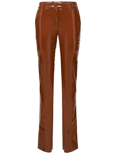 Msgm - Patent faux leather pants 