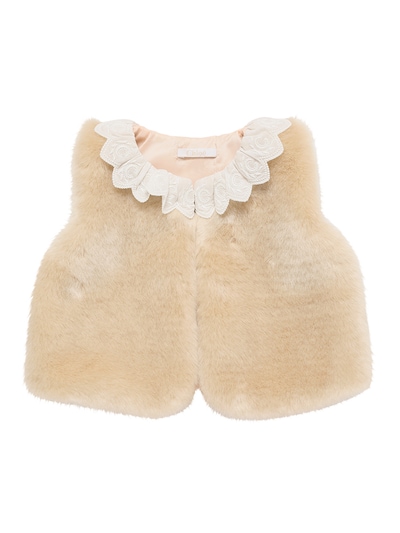 chloe fur vest