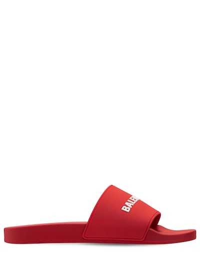 balenciaga slides red