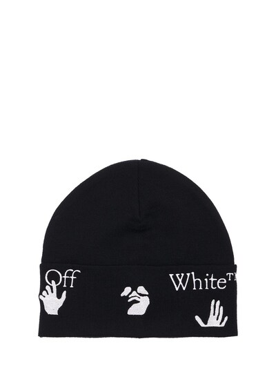 Logo beanie hat - Off-White - Men | Luisaviaroma
