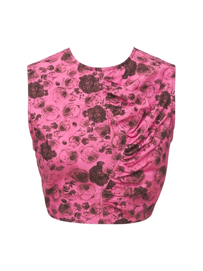 GANNI - Printed organic cotton poplin 