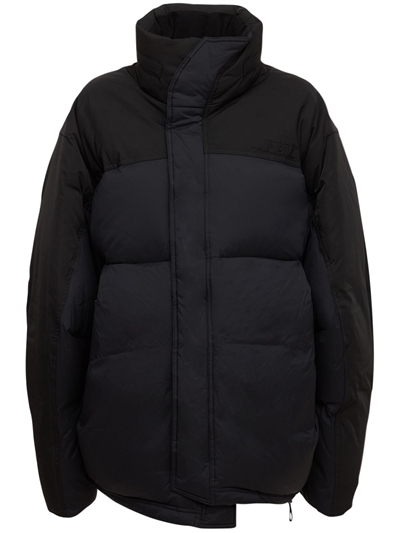 asymmetrical down jacket