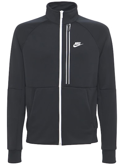 nike essentials polyknit zip up hoodie