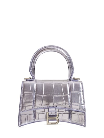 balenciaga lilac hourglass bag