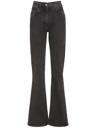 Alberta Ferretti - Cotton denim flared jeans - | Luisaviaroma