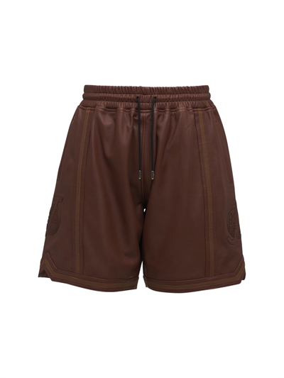 Don - Leather shorts - Brown | Luisaviaroma