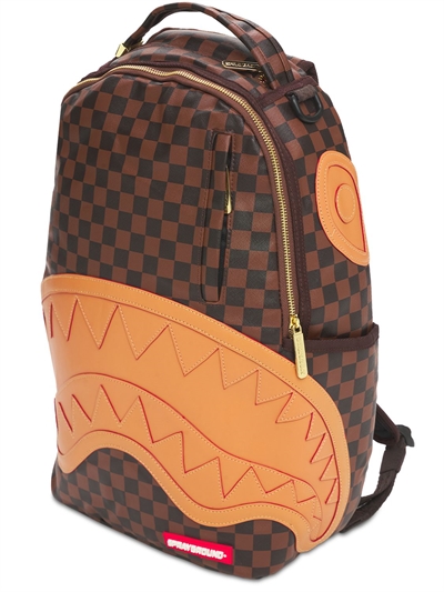 sprayground checkered backpack