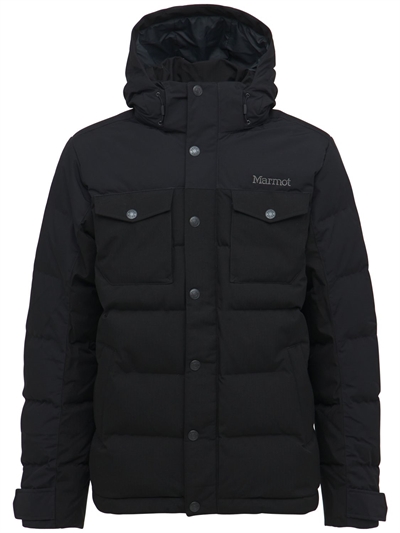 marmot black down jacket