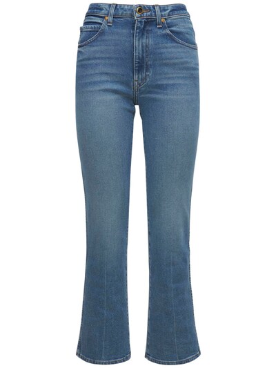 Luisaviaroma Femme Vêtements Pantalons & Jeans Jeans Bootcut jeans Jean Évasé En Coton Stretch 70s 