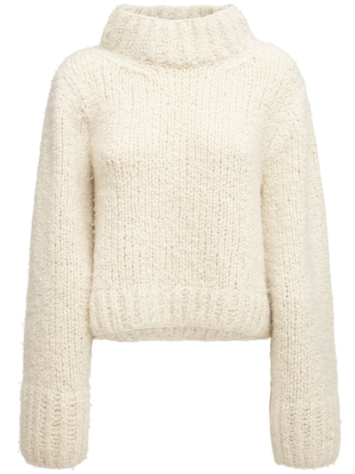 boucle turtleneck