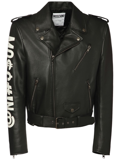 moschino motorcycle jacket