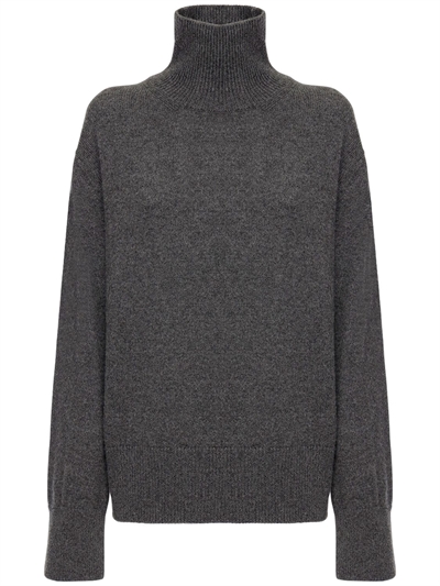 dark grey cashmere sweater