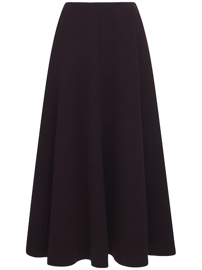 Gabriela Hearst - Maureen cashmere knit skirt - Bordeaux | Luisaviaroma