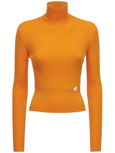 turtleneck yellow sweater