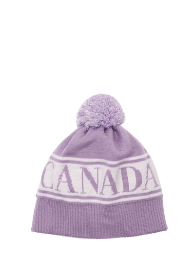 Canada Goose - Logo wool beanie w 