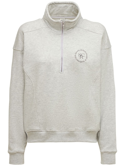 grey quarter zip sweatshirt