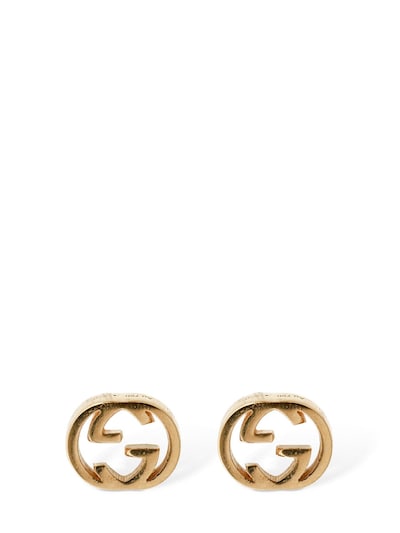Gucci 18kt gold g earrings - | Luisaviaroma