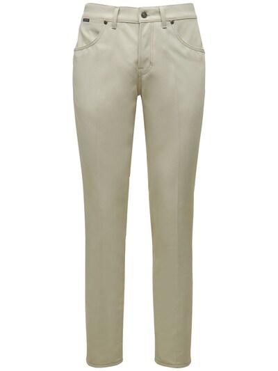 Tom Ford - Technical twill denim pants - Beige | Luisaviaroma