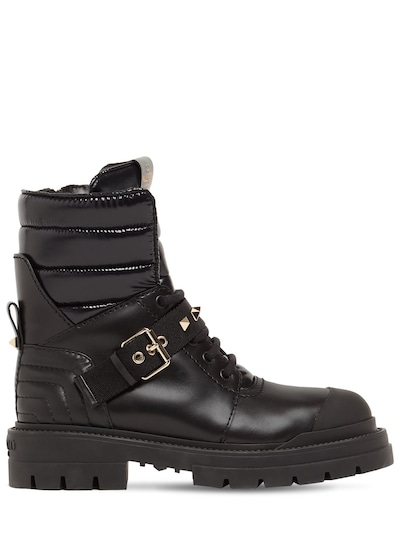 combat boots valentino garavani