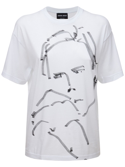 giorgio armani printed shirts