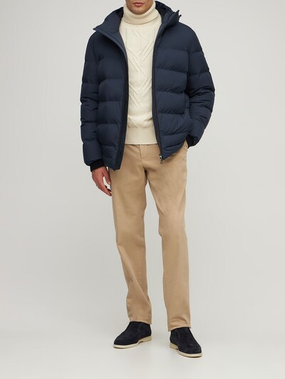 Fillmore wind stretch storm down jacket - Loro Piana - Men | Luisaviaroma