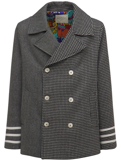 double breasted coat short